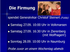 Informationen zur Firmung 2025